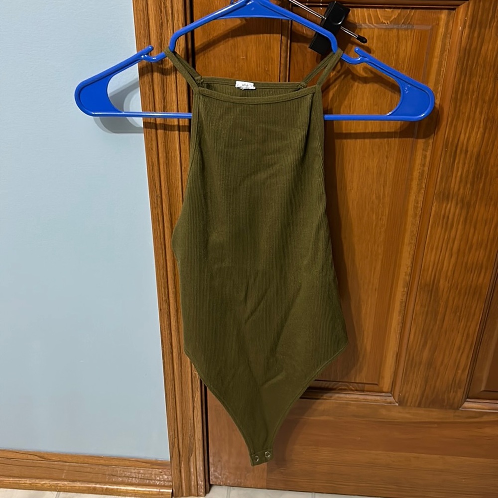 Women’s medium green bodysuit